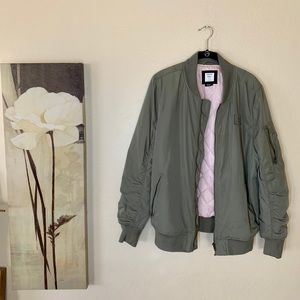 Sage Bomber Jacket